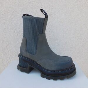 Dr. MARTEENS Stylish Gray Combat Boots
